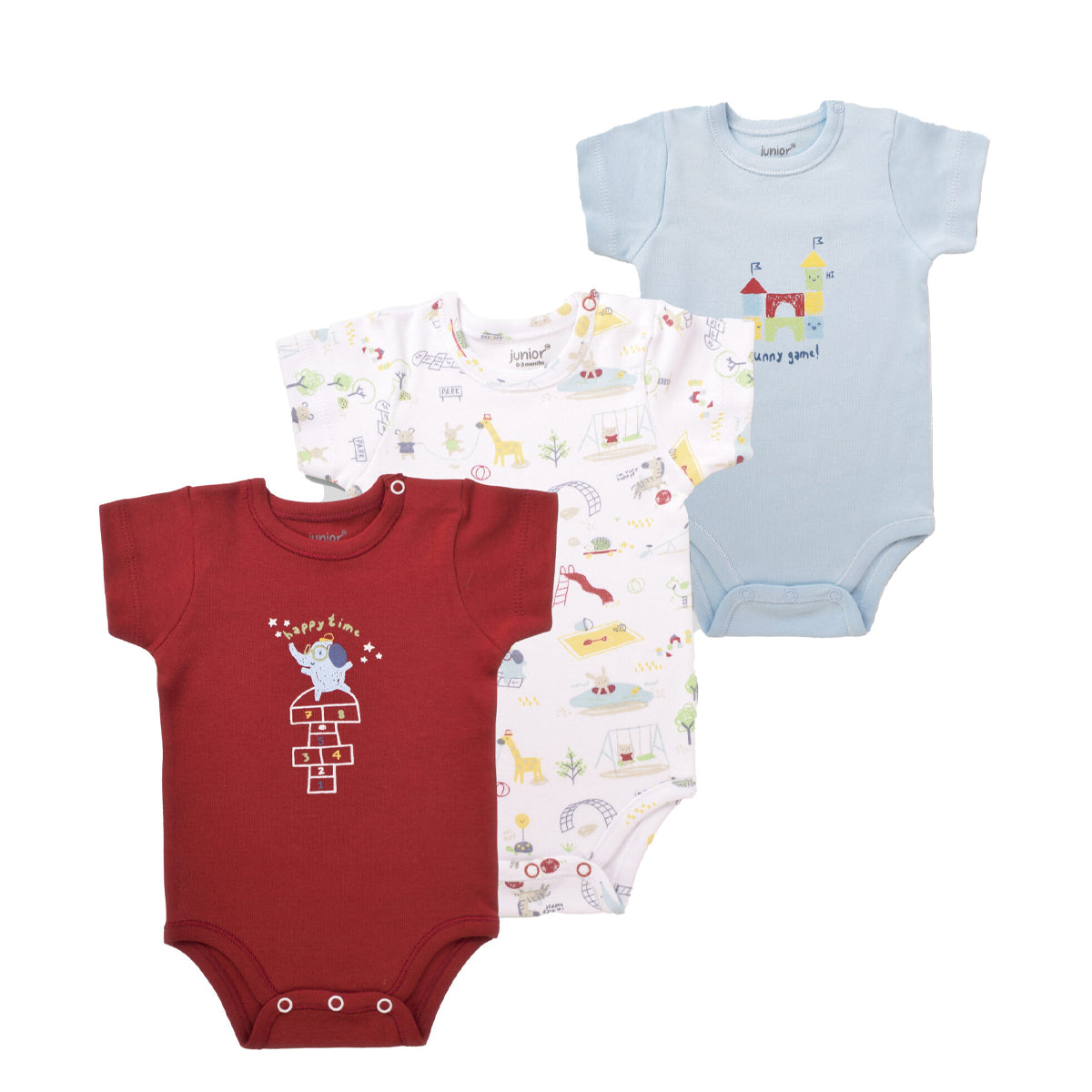 Junior Bodysuit Short Sleeve Playground